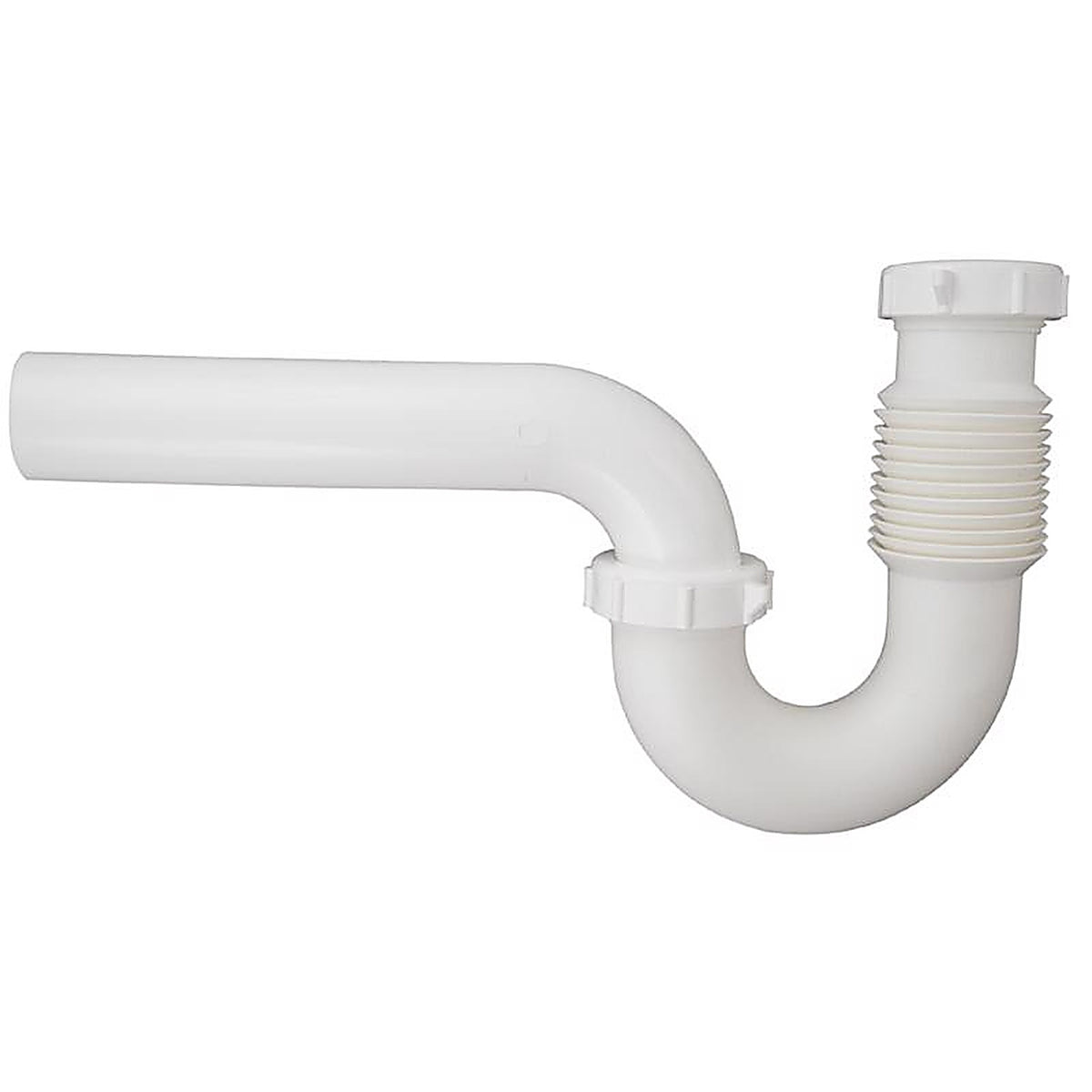 Plumb Pak - PP21240 - Flex N Fix 1-1/2 in. D X 12 in. L Plastic P-Trap