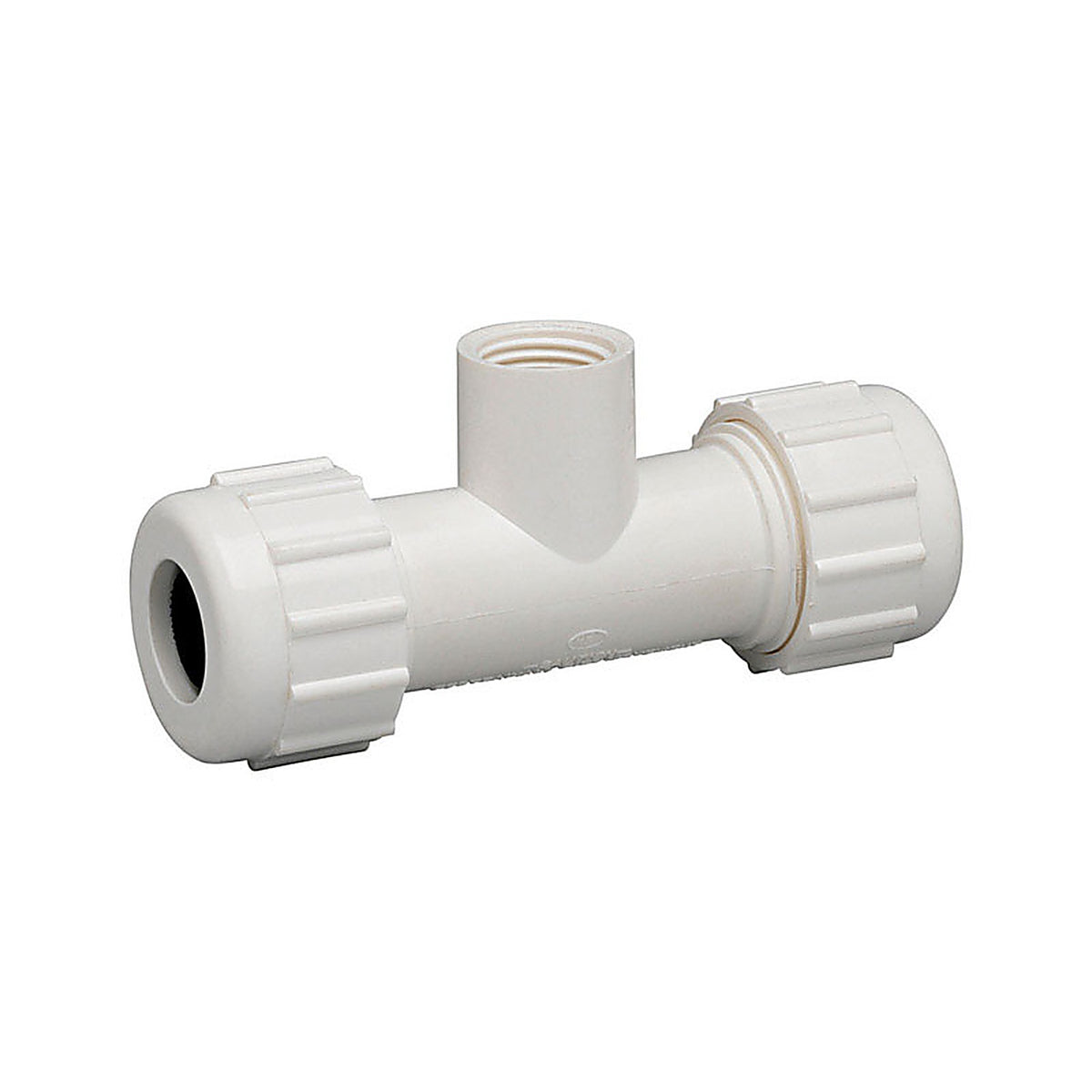 Homewerks - 511-48-34-3434B - Schedule 40 3/4 in. Compression x 3/4 in. Dia. Compression PVC Tee