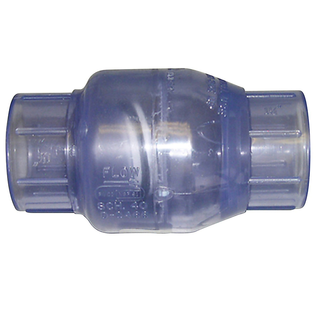 Campbell - 1520C-15 - 1-1/2 in. D X 1-1/2 in. D PVC Swing Check Valve