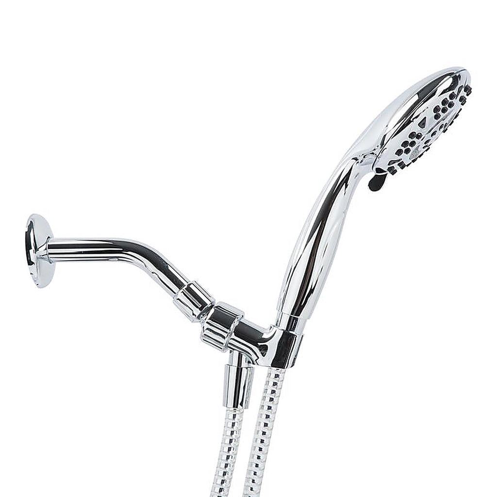 OakBrook - 520A5141CCP-WS - Chrome PVC 5 settings Handheld Showerhead 1.8 gal.