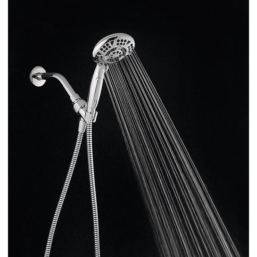 OakBrook - 520A5141CCP-WS - Chrome PVC 5 settings Handheld Showerhead 1.8 gal.