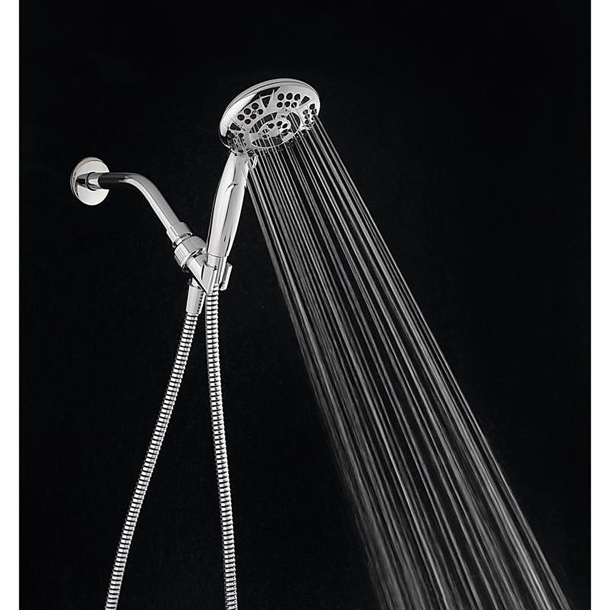 OakBrook - 520A5141CCP-WS - Chrome PVC 5 settings Handheld Showerhead 1.8 gal.