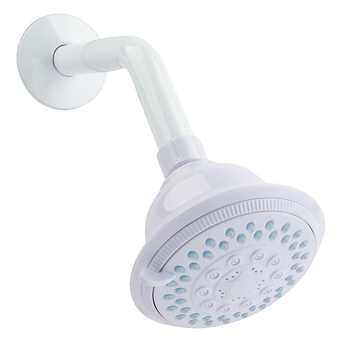 OakBrook - 520A5347WT-WS - White PVC 5 settings Wallmount Showerhead 1.8 gal.