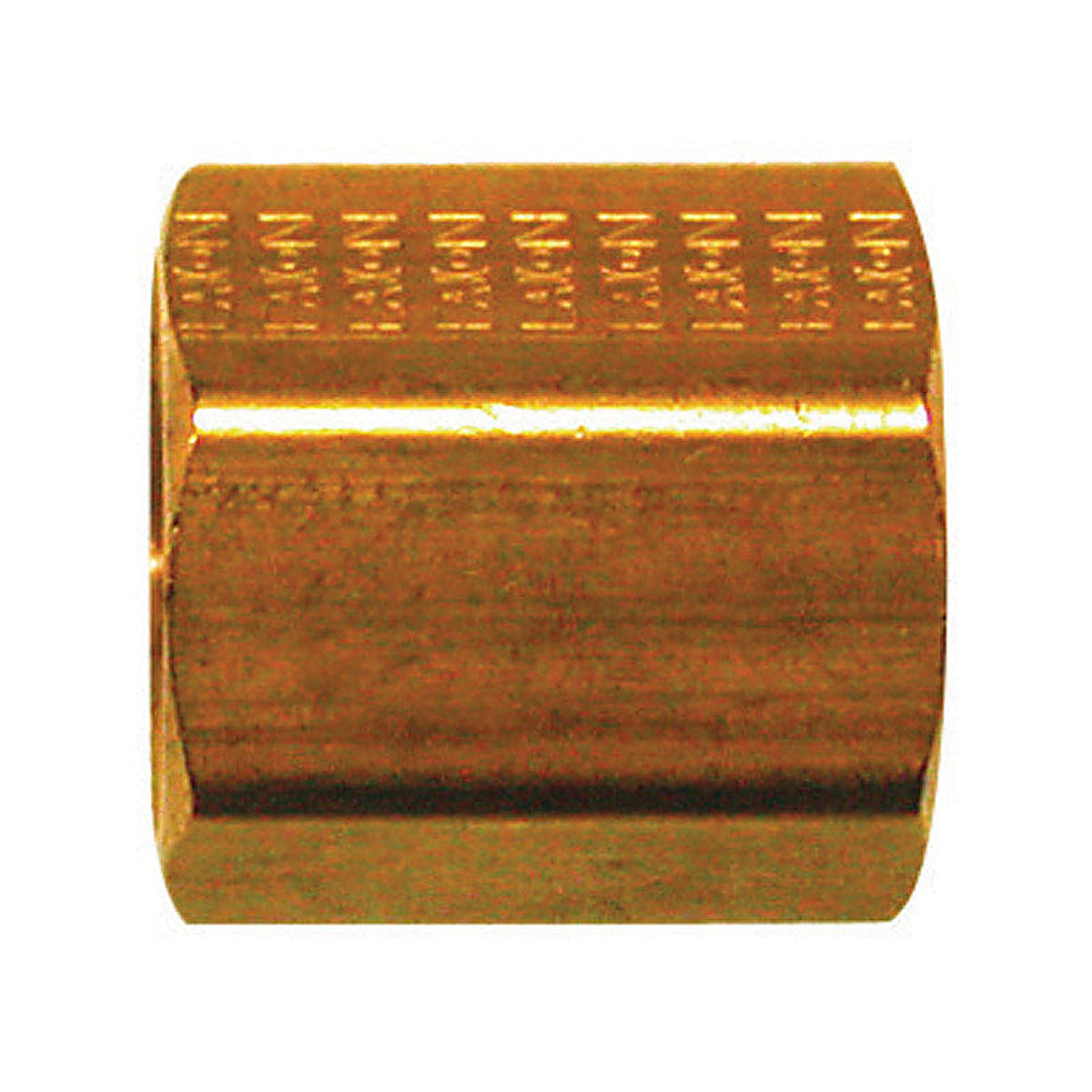 JMF - 47059 - 1/4 in. Flare x 1/4 in. Dia. Flare Yellow Brass Inverted Union