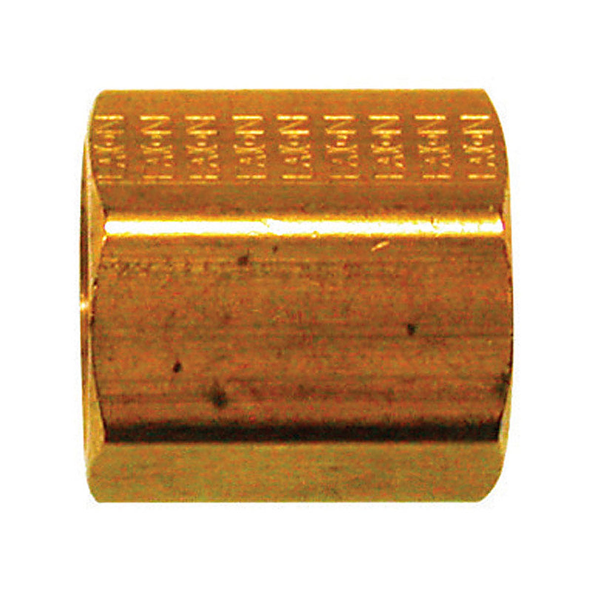 JMF - 47061 - 3/8 in. Flare x 3/8 in. Dia. Flare Yellow Brass Inverted Union