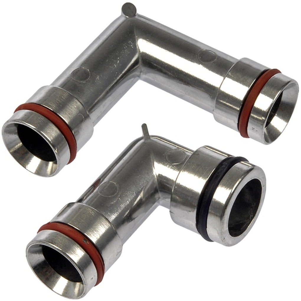 Dorman|47065HP|Heater Hose Fittings With O-Rings - Aluminum