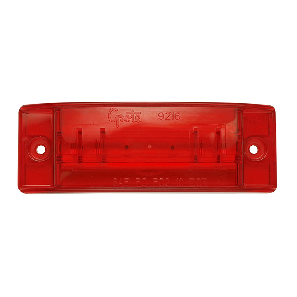 Grote - 47162 - Red LED Turtleback ll Clear/Marker Lamp