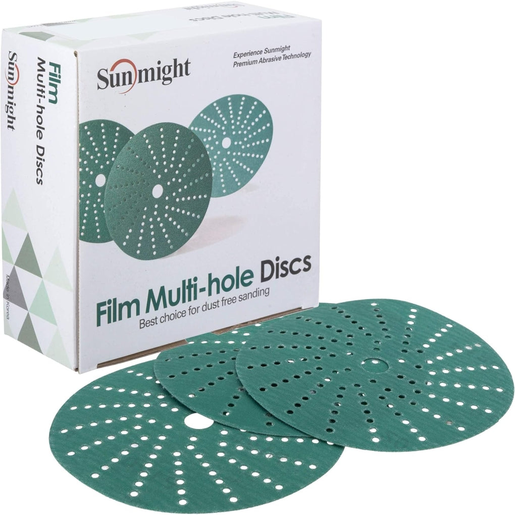 Sunmight - 47406 - 6 in 80G Multi-Hole Discs Film HOOK BX/50