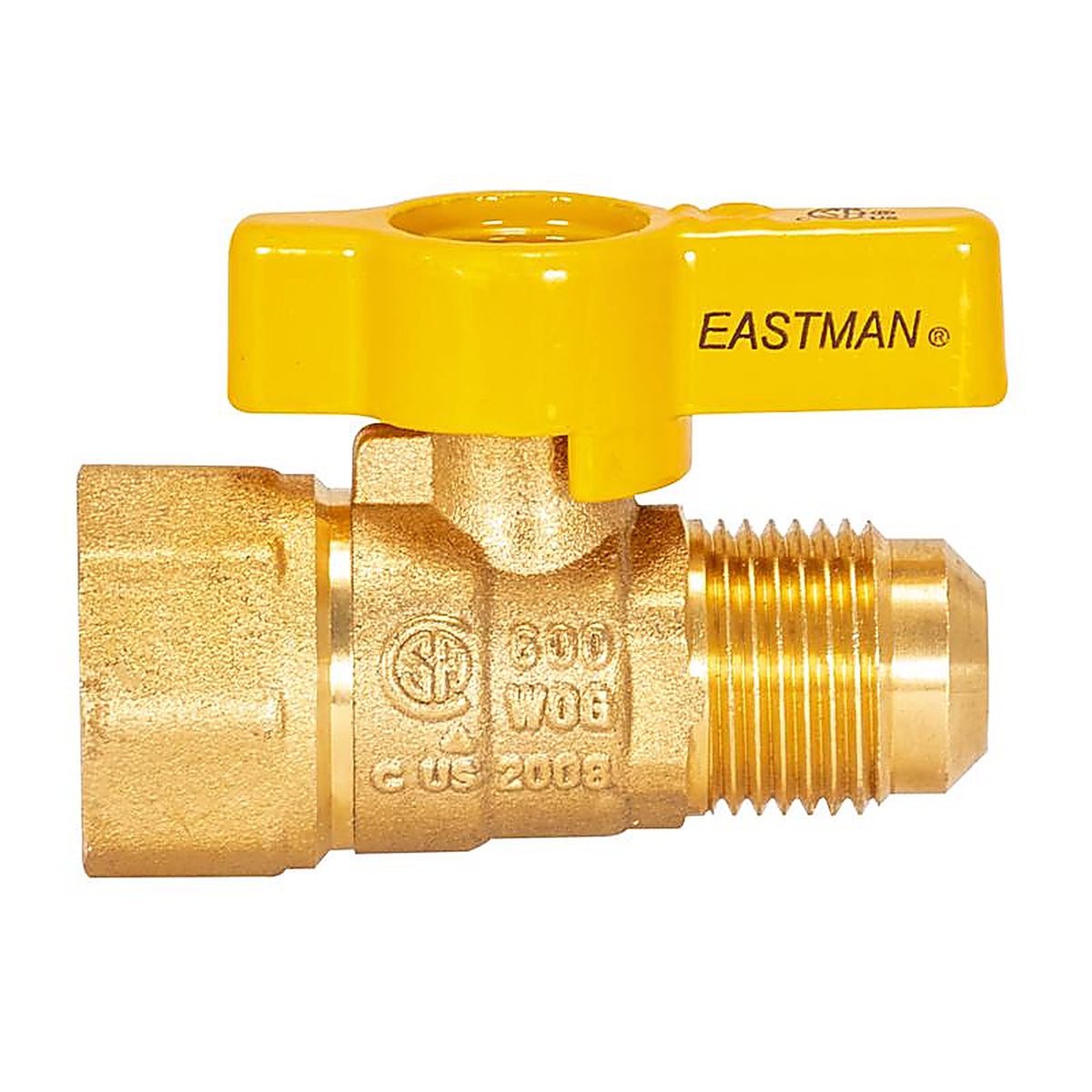 Brasscraft - PSSD-41 - Magne Flo 1/2 in. Flare x 1/2 in. FIP Brass Gas Valve