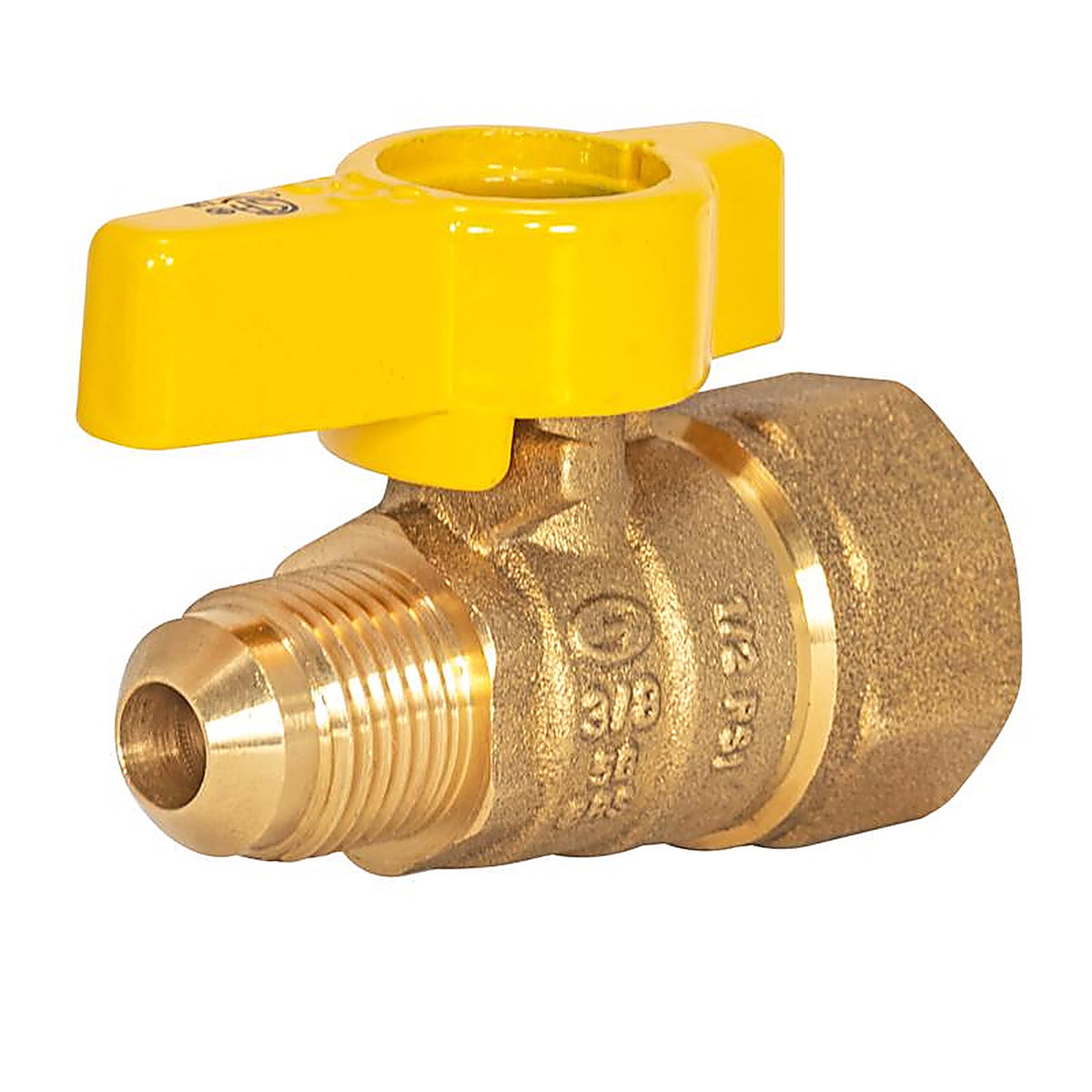 Brasscraft - PSSL-12 - Magne Flo 3/8 in. Brass Gas Ball Valve