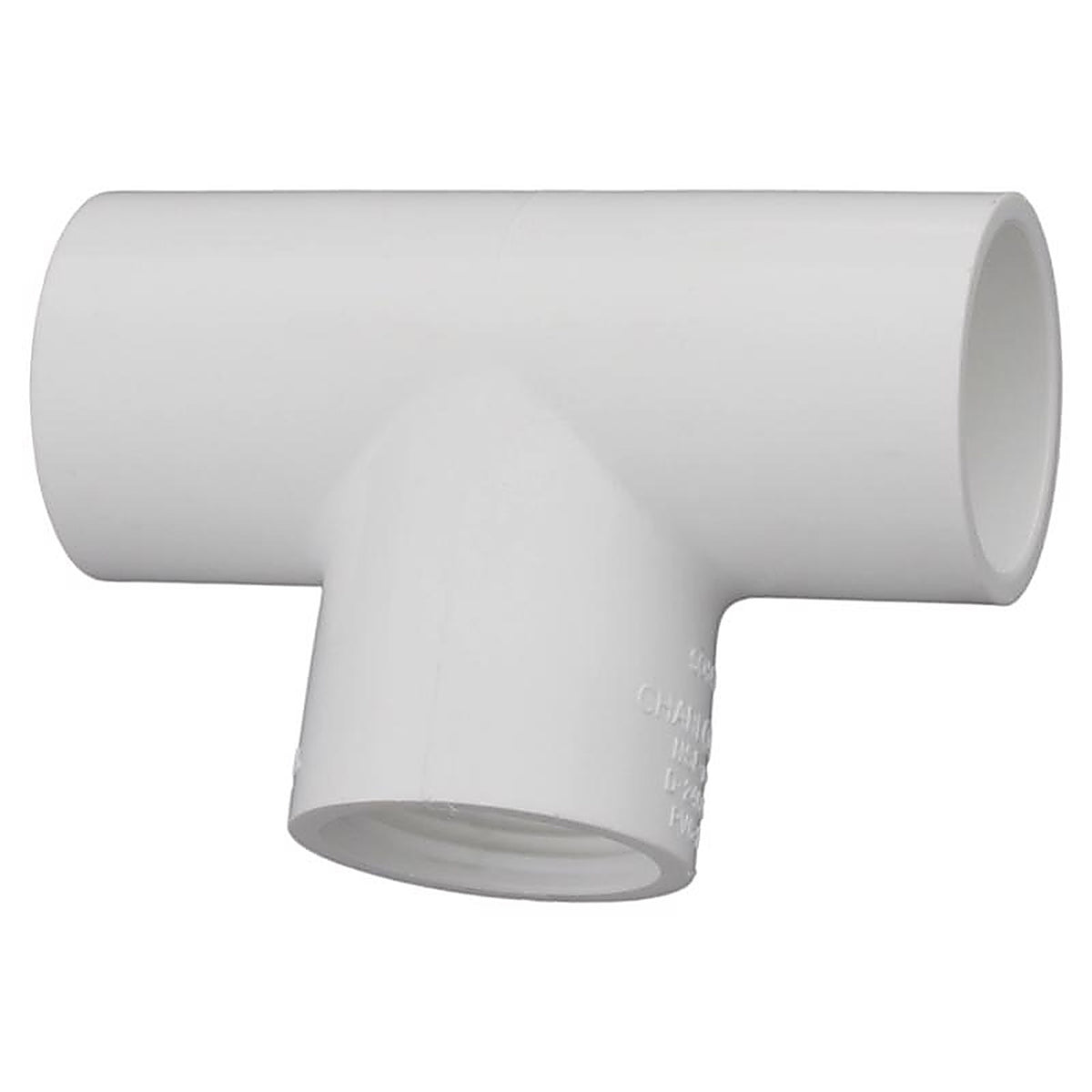 Charlotte Pipe - PVC024011000 - Schedule 40 1 in. Slip x 1 in. Dia. Slip PVC Tee