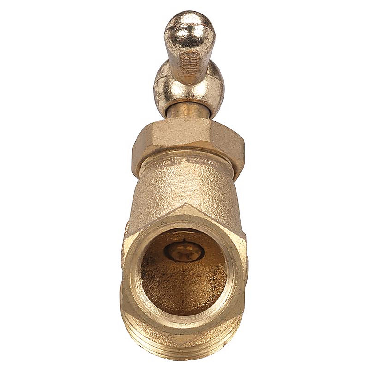 Homewerks - VHNSTDB3 - 1/2 in. FIP X 3/4 in. MHT Brass No-Kink Hose Bibb
