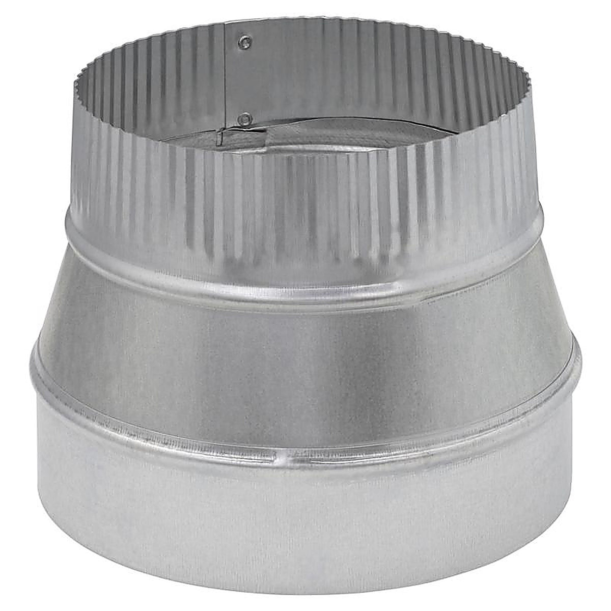 Imperial - GV1350 - 7 in. Dia. x 6 in. Dia. Galvanized Steel Furnace Pipe Reducer