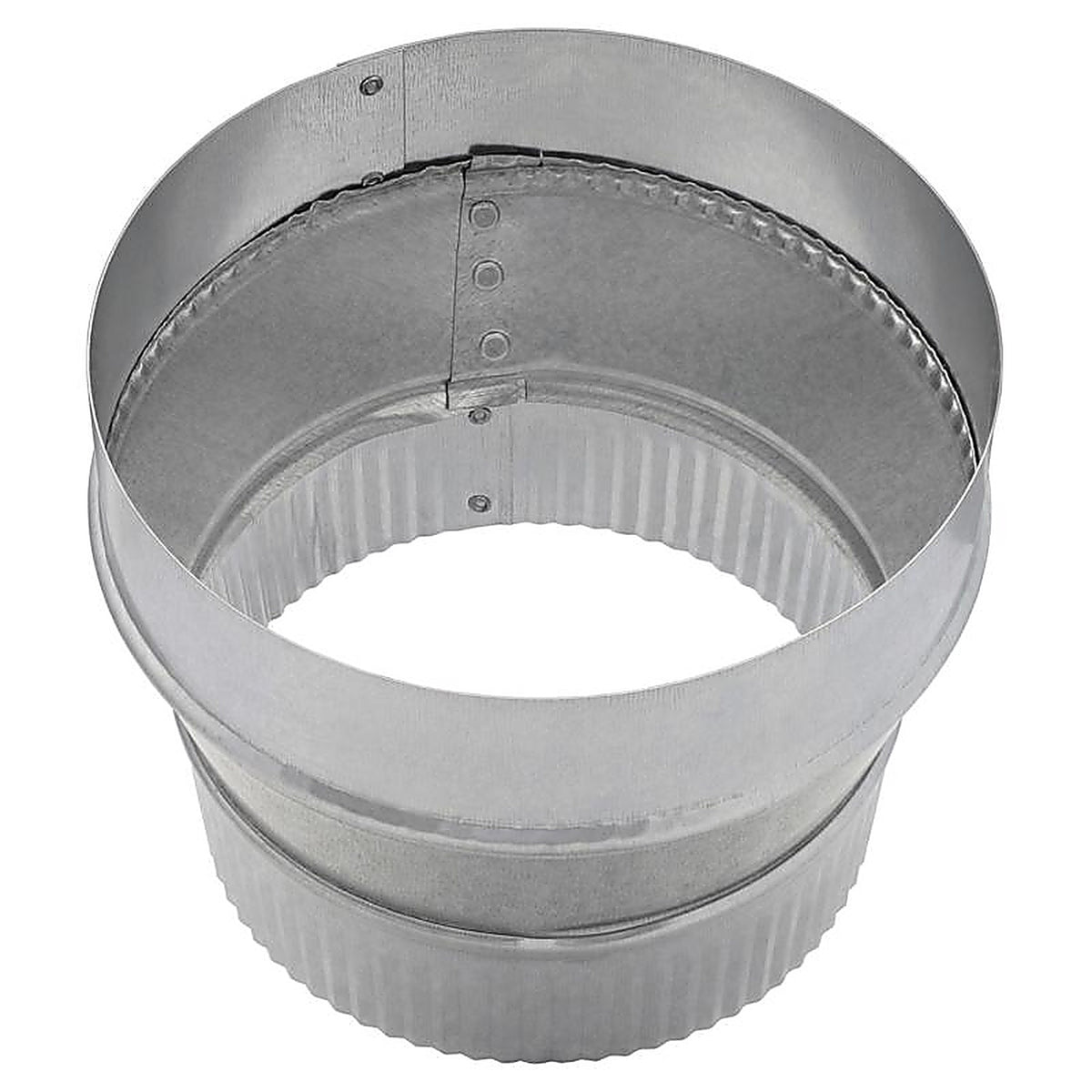 Imperial - GV1350 - 7 in. Dia. x 6 in. Dia. Galvanized Steel Furnace Pipe Reducer
