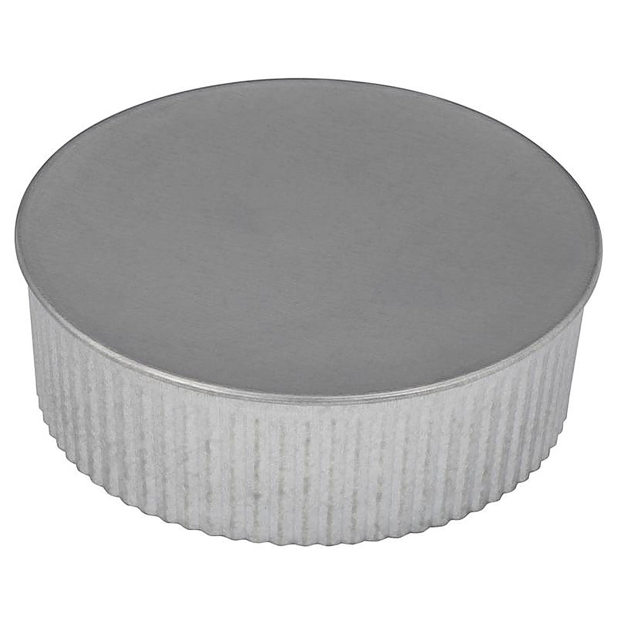 Imperial - GV0734 - 5 in. D Galvanized steel Crimped Pipe End Cap