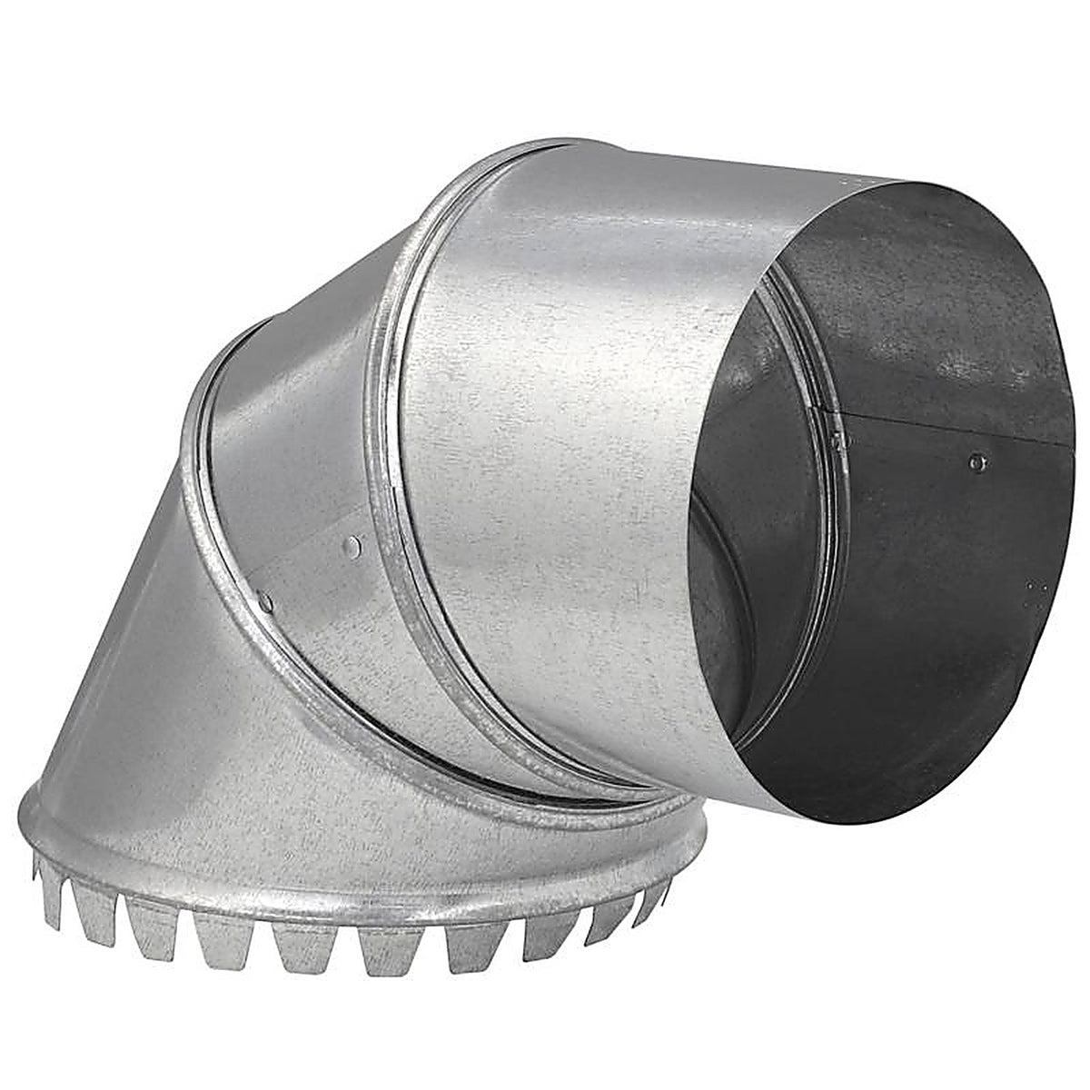 Imperial - GV0945-C - 6 in. D Galvanized steel Stove Pipe Top Take-Off
