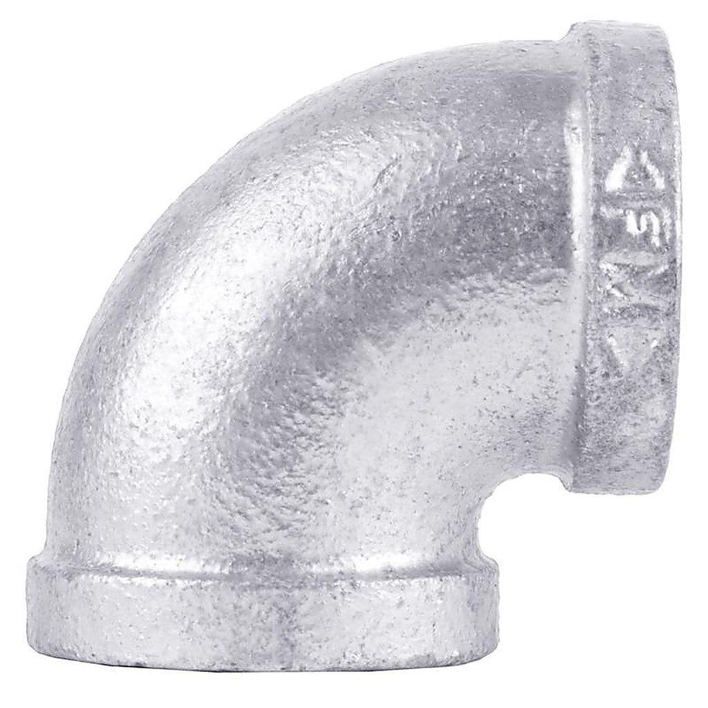 STZ Industries - 311UE90-2 - 2 in. FIP each X 2 in. D FIP Galvanized Malleable Iron 90 Degree Elbow