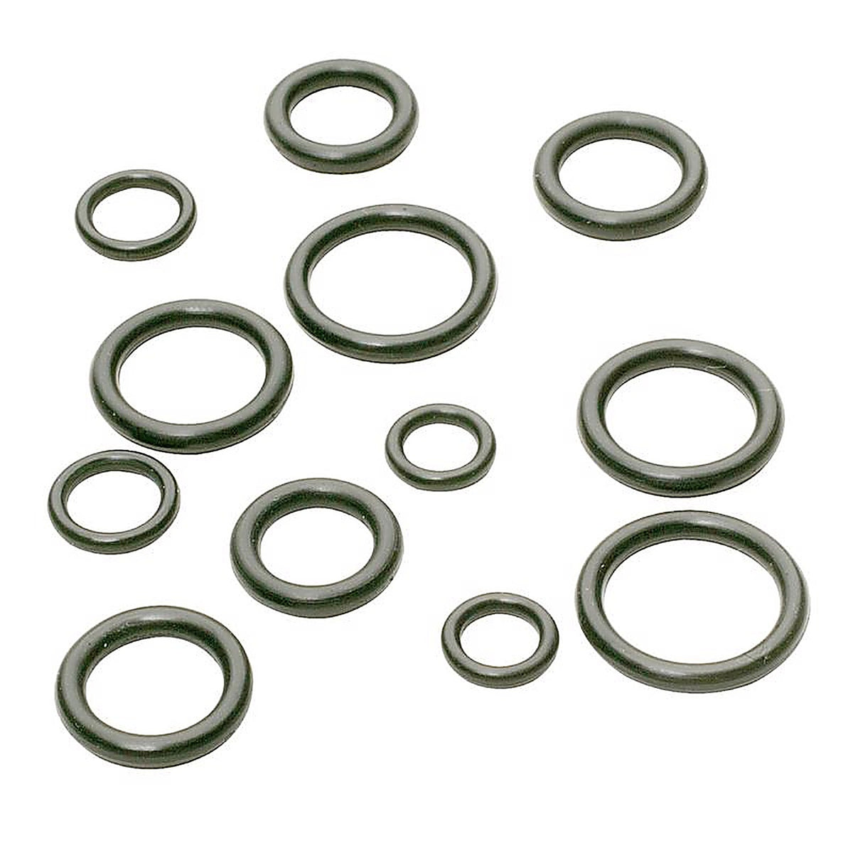 Keeney - PP810-1 - 1/2 in. D Rubber O-Ring Kit 12 pk