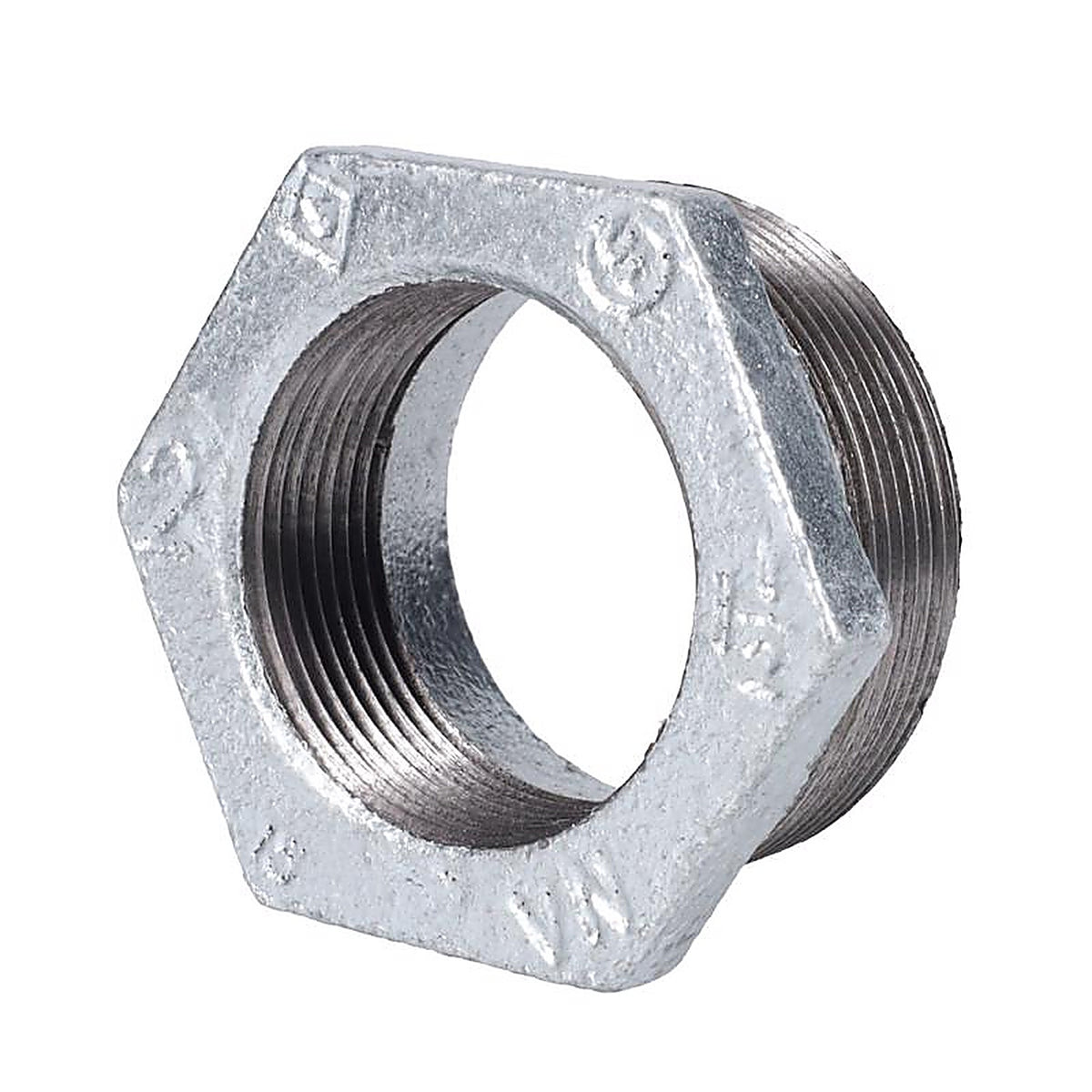 STZ Industries - 311UB-2112 - 2 in. MIP each X 1-1/2 in. D FIP Galvanized Malleable Iron Hex Bushing