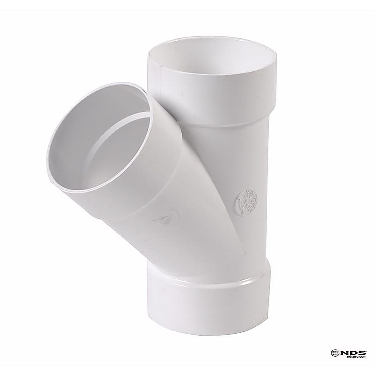 NDS - 4P08 - Schedule 35 4 in. Hub each X 4 in. D Hub PVC Wye