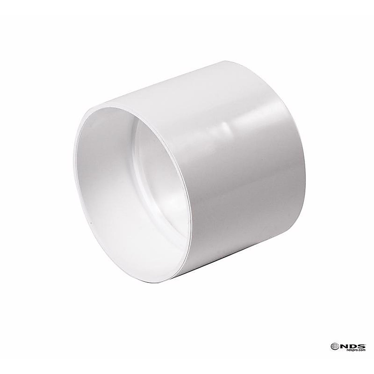 NDS - 4P05 - Schedule 35 4 in. Hub each X 4 in. D Hub PVC Coupling