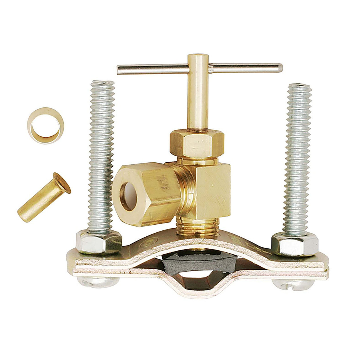 Plumb Pak - PP855-2LF - 1/4 in. Brass Saddle Valve