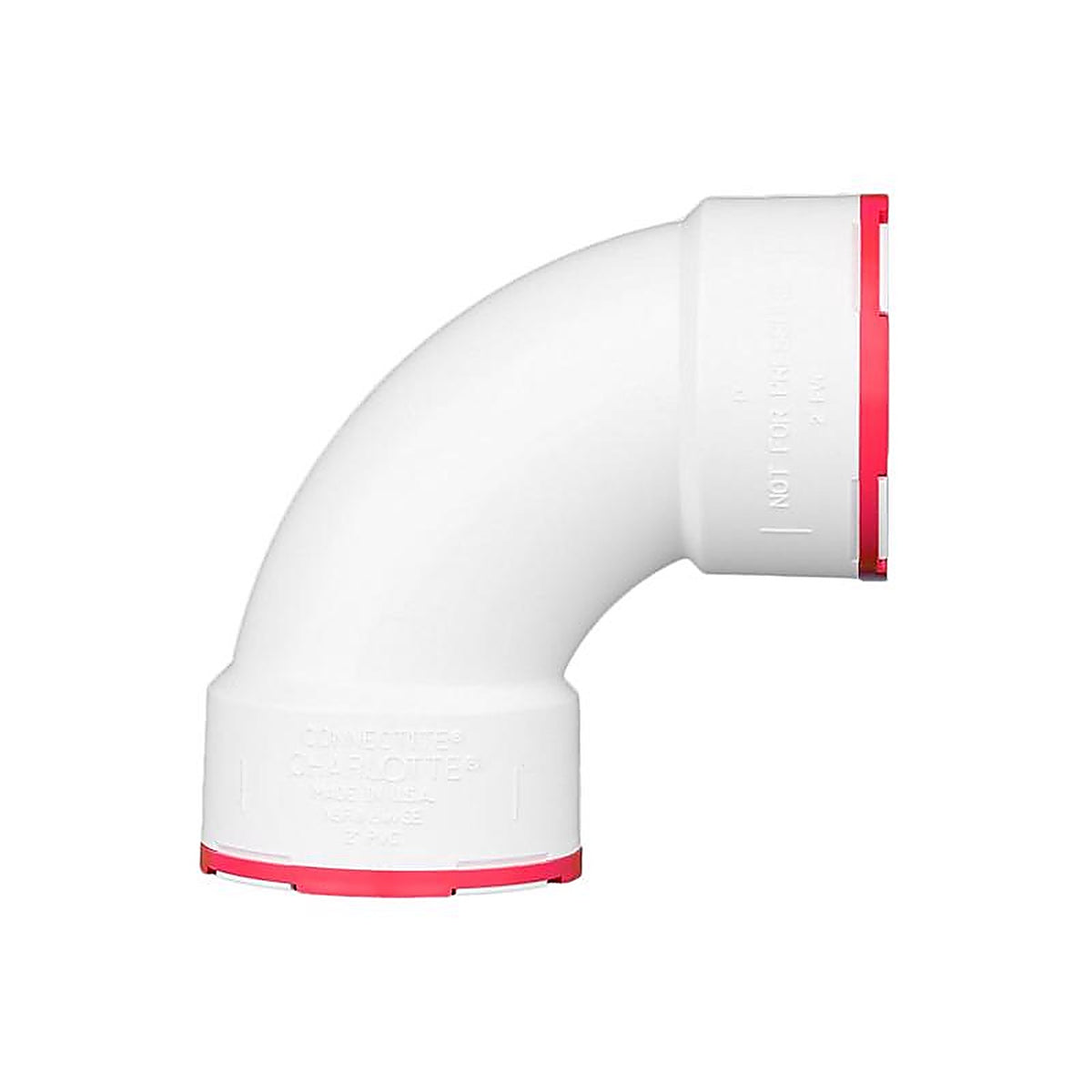Charlotte Pipe - CTT003001000 - ConnecTite 40 2 in. Hub x 2 in. Dia. Hub PVC Bend Elbow