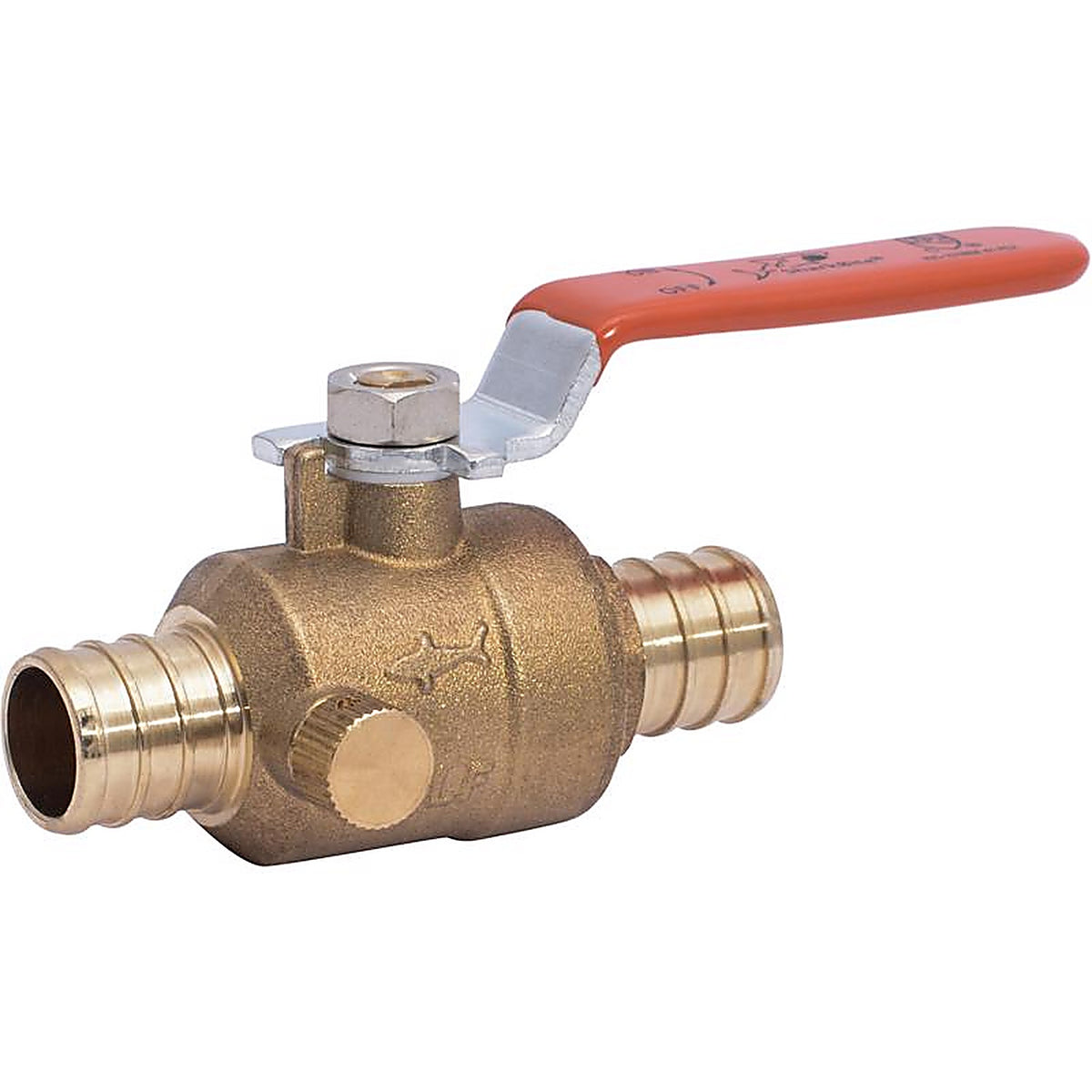 SharkBite - 24613LFA - Push to Connect Brass Crimp PEX x 3/4 in. Dia. 3/4 in. PEX Ball Valve