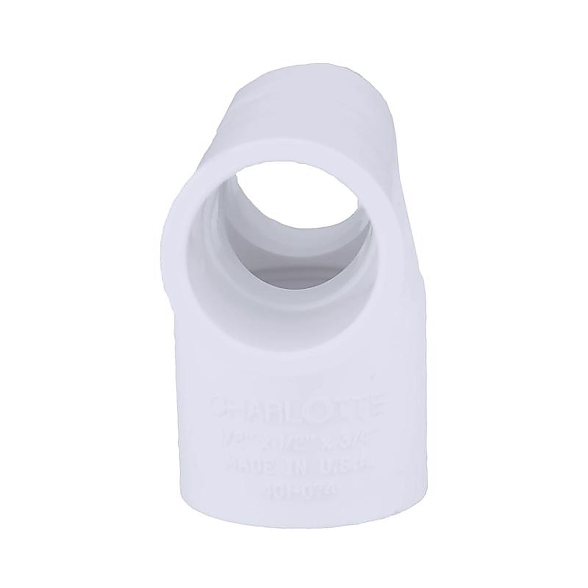 Charlotte Pipe - PVC024003600 - Schedule 40 1/2 in. Slip x 1/2 in. Dia. Slip PVC Reducing Tee