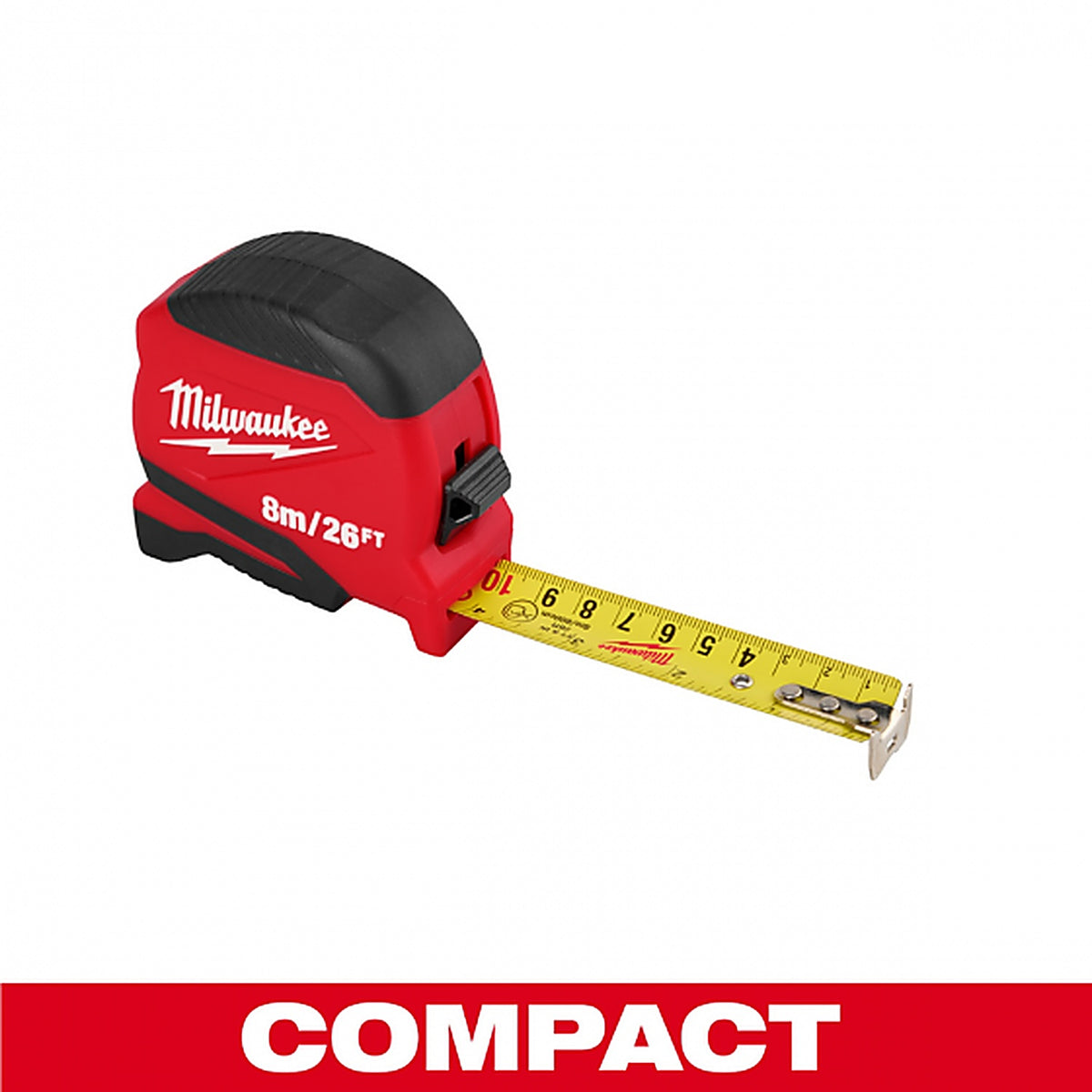 Milwaukee - 48-22-1726 - 8 Meter /26 Foot Compact Tape Measure