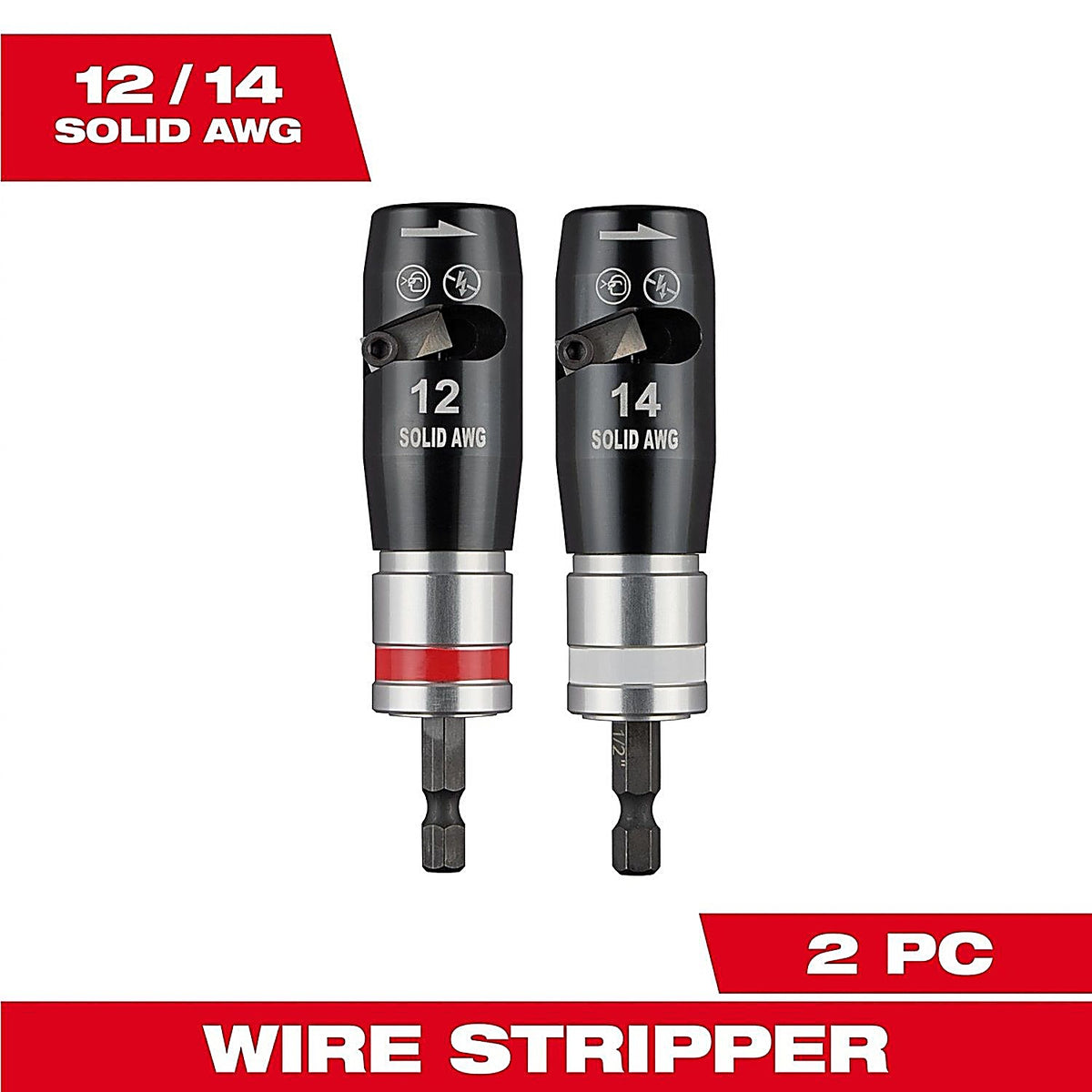 Milwaukee - 48-32-6405 - 2 Piece Solid Wire Stripper Set