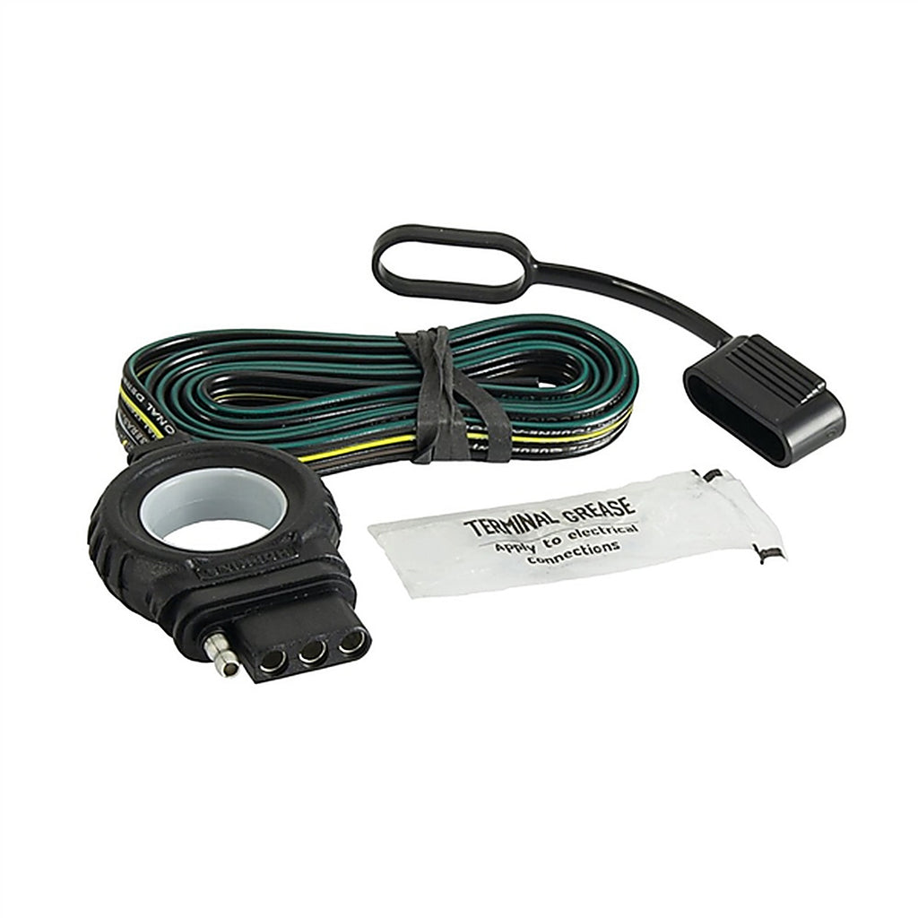 Hopkins - 48044 - 4-Flat Vehicle End Connector with Wire