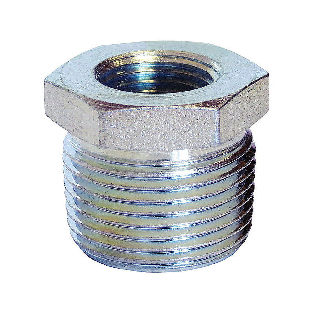 Anvil - 8700130357 - 3/8 in. MPT x 1/8 in. Dia. FPT Steel Hex Bushing