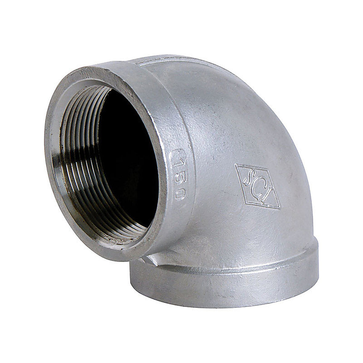 Smith-Cooper - 4638100460 - 1-1/4 in. FPT x 1-1/4 in. Dia. FPT Stainless Steel 90 Degree Elbow