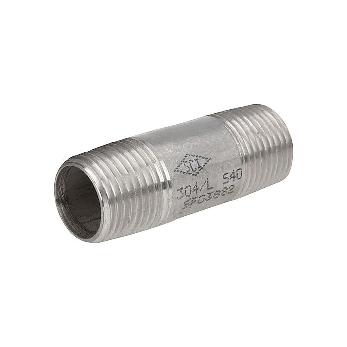 Smith-Cooper - 4632101810 - 1 in. MPT x 2 in. L Stainless Steel Pipe Nipple