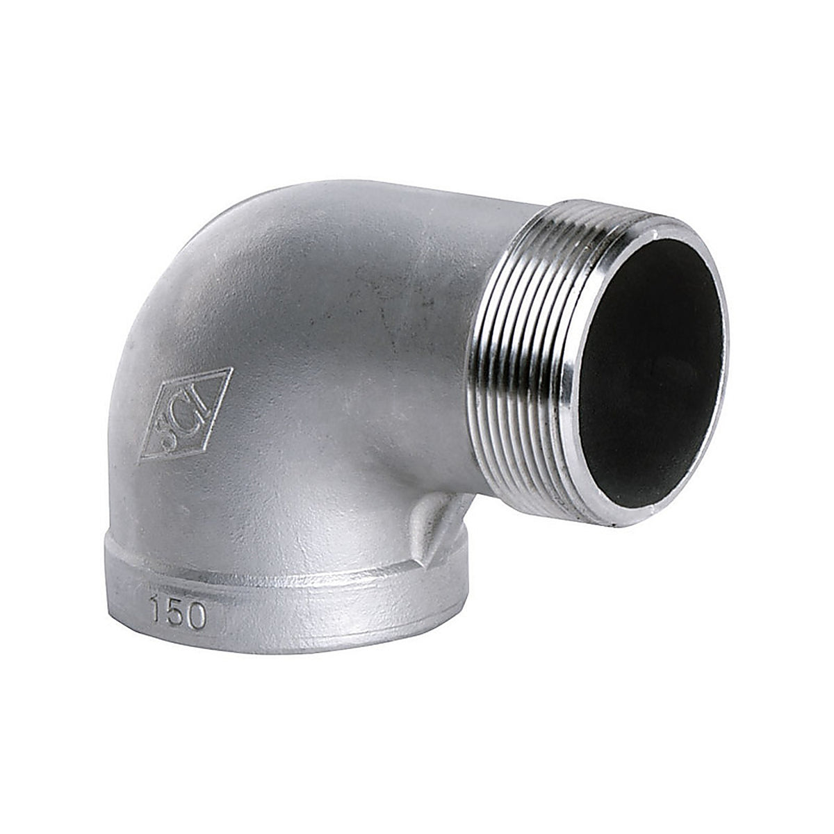 Smith-Cooper - 4638102050 - 1 in. FPT x 1 in. Dia. FPT Stainless Steel 90 Degree Street Elbow