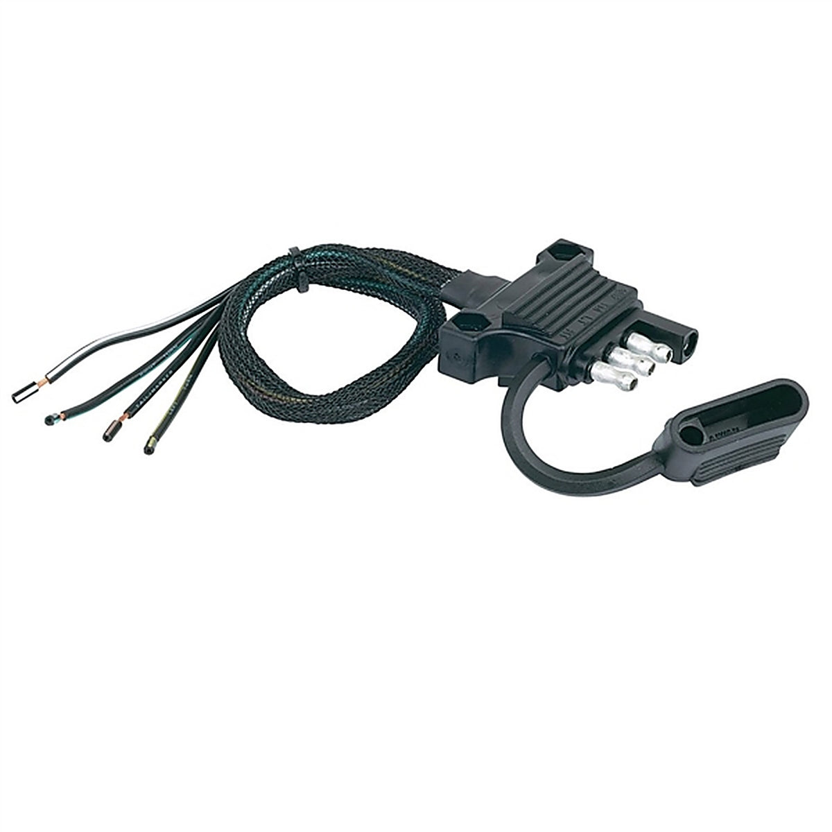 Hopkins - 48110 - 4-Flat Trailer End Connector with Wire