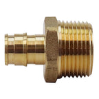 Apollo - EPXMA1234 - Pex A 1/2 in. PEX x 3/4 in. Dia. MPT Brass Male Adapter