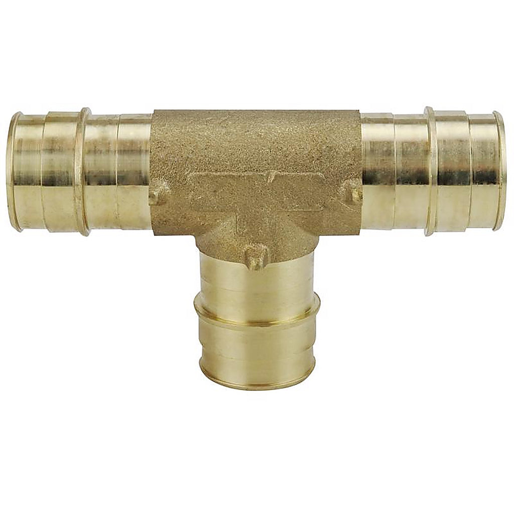 Apollo - EPXT11 - Pex A 1 in. PEX Barb x 1 in. Dia. PEX Brass Tee