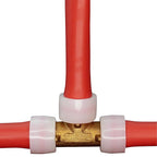 Apollo - EPXT11 - Pex A 1 in. PEX Barb x 1 in. Dia. PEX Brass Tee