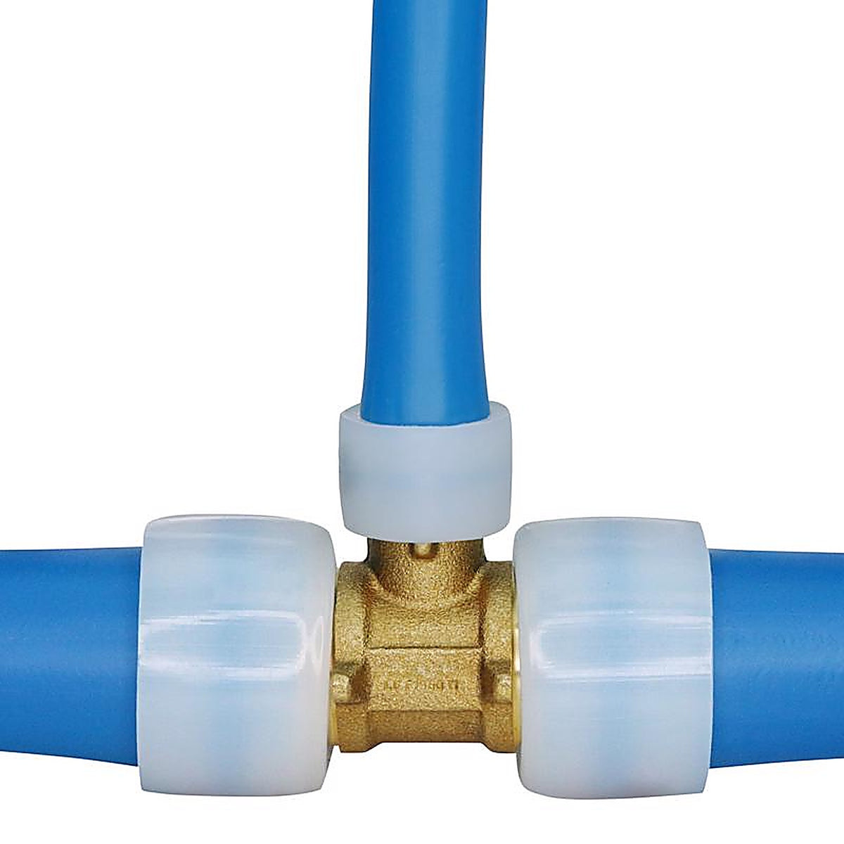 Apollo - EPXT1112 - Pex A 1/2 in. PEX Barb x 1 in. Dia. PEX Brass Tee