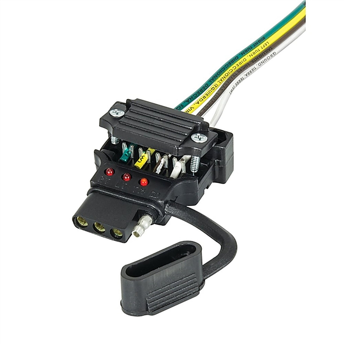 Hopkins - 48190 - 4-Flat Vehicle End Connector