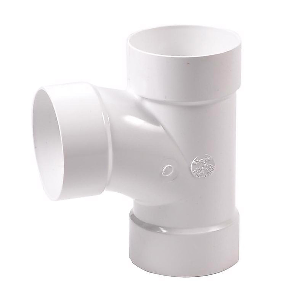 NDS - 4P09 - Schedule 35 4 in. Hub each X 4 in. D Hub PVC Sanitary Tee