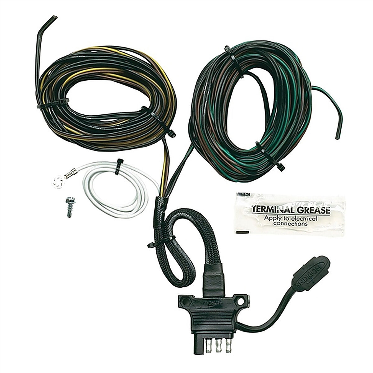 Hopkins - 48240 - 4-Flat Trailer End Connector with Wire