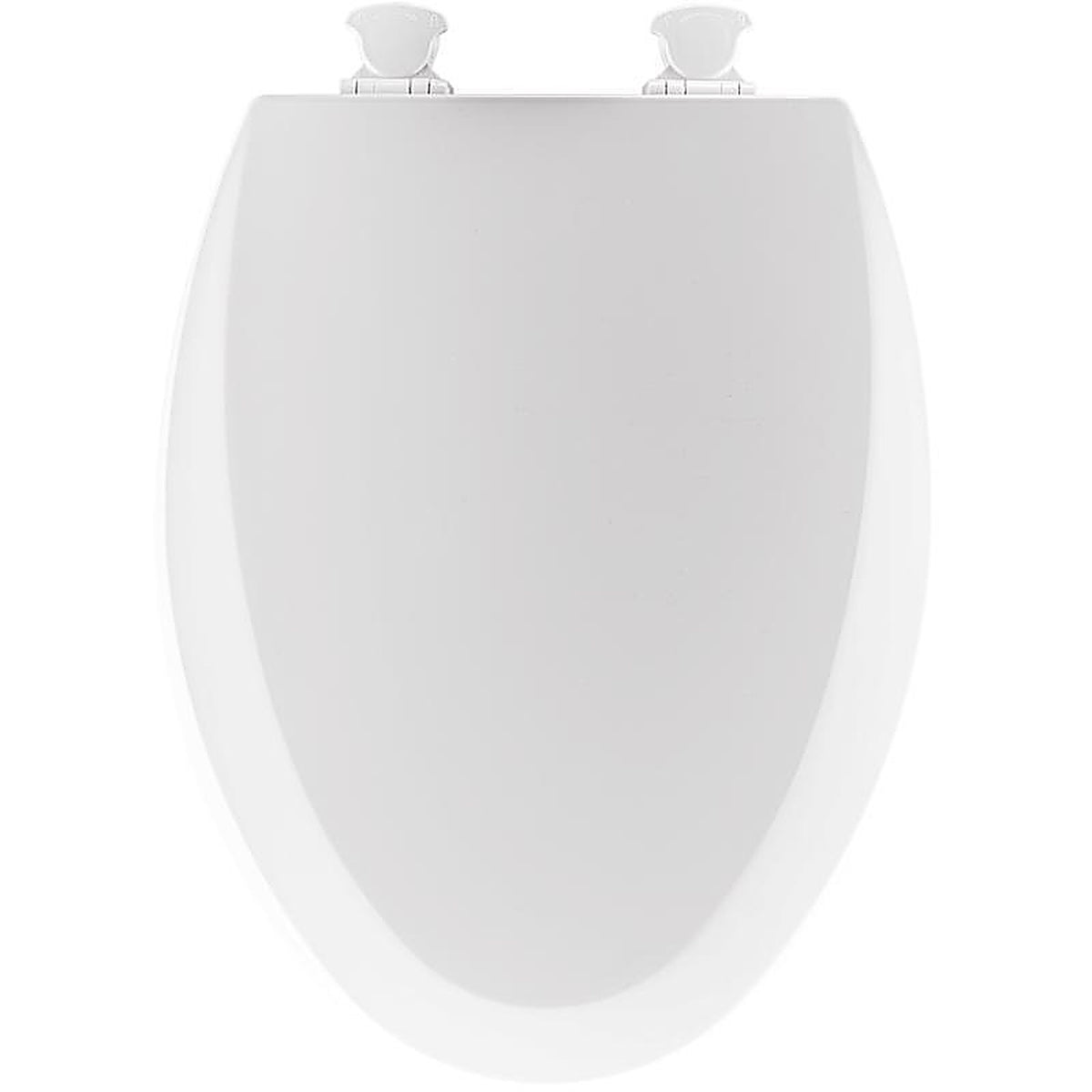 Bemis - 1440EC-000 - Elongated White Enameled Wood Toilet Seat