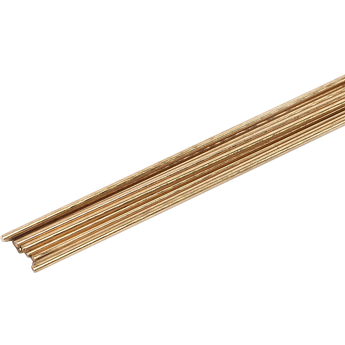 Forney - 48300 - Gas Brazing Rod, lowfum Bare Brass, 3/32 in X 18 in
