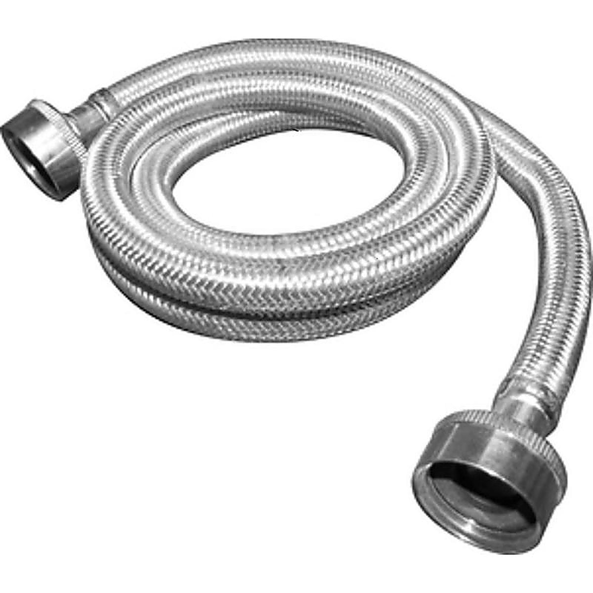 Plumb Pak - PP23821 - 3/4 in. FHT X 3/4 in. D FHT 4 ft. Stainless Steel Washing Machine Hose
