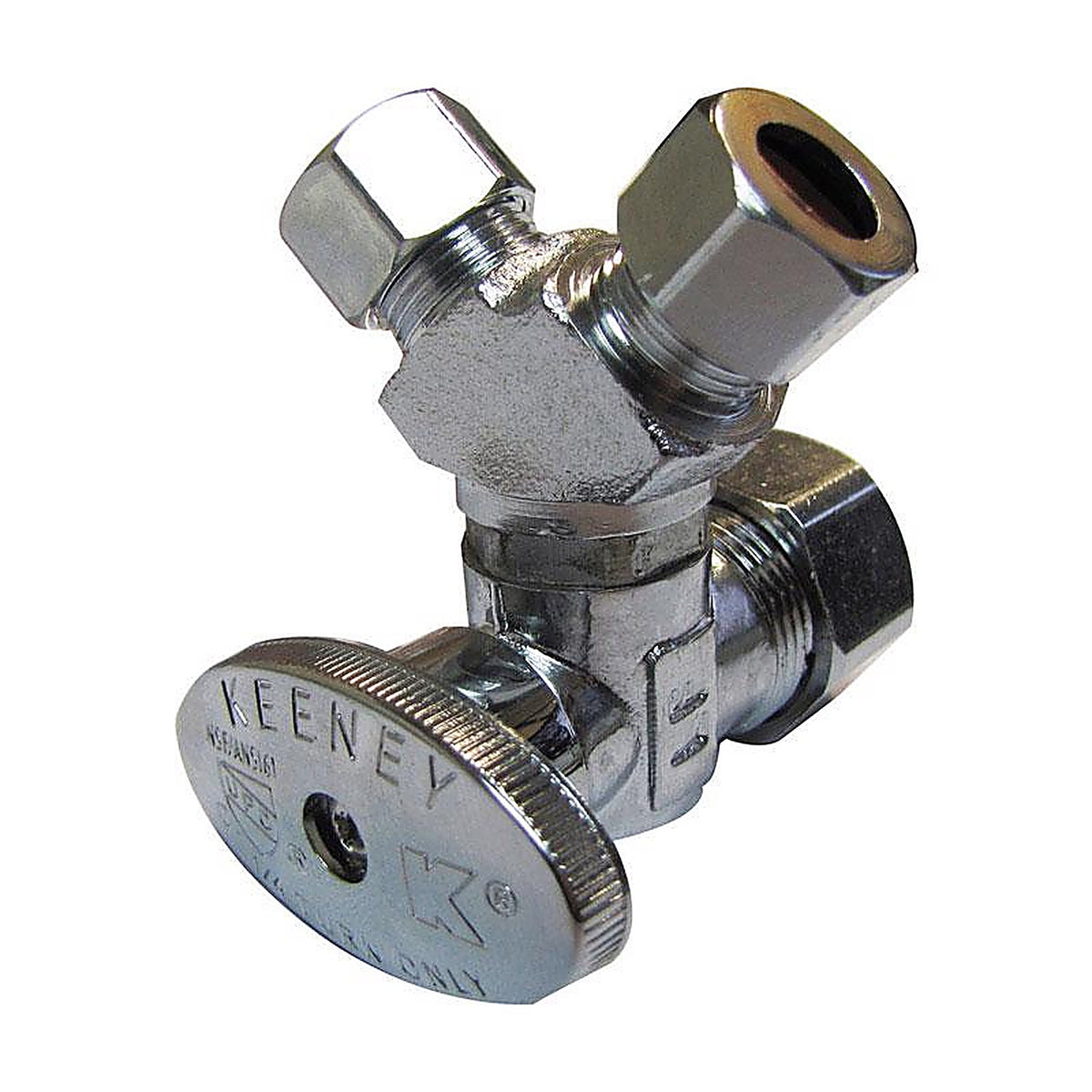 Plumb Pak - PP2903VLF - 5/8 in. Compression X 3/8 in. Compression Brass 3-Way Valve