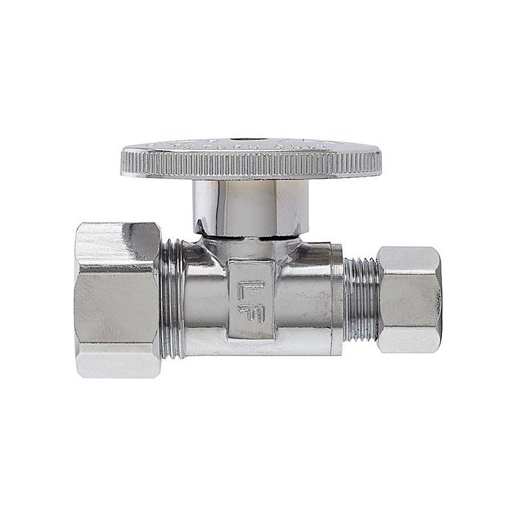 Plumb Pak - PP63PCLF - 5/8 in. Compression X 3/8 in. Compression Brass Straight Valve