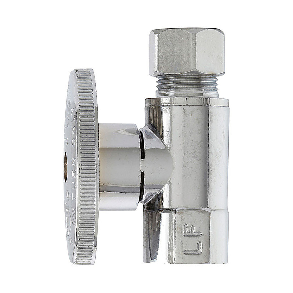 Plumb Pak - PP52PCLF - 3/8 in. FIP x 3/8 in. Compression Brass Straight Valve